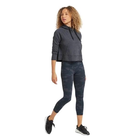 Spanx Look At Me Now Seamless Black Neutral Camo Full Length Leggings - Picture 9 of 9